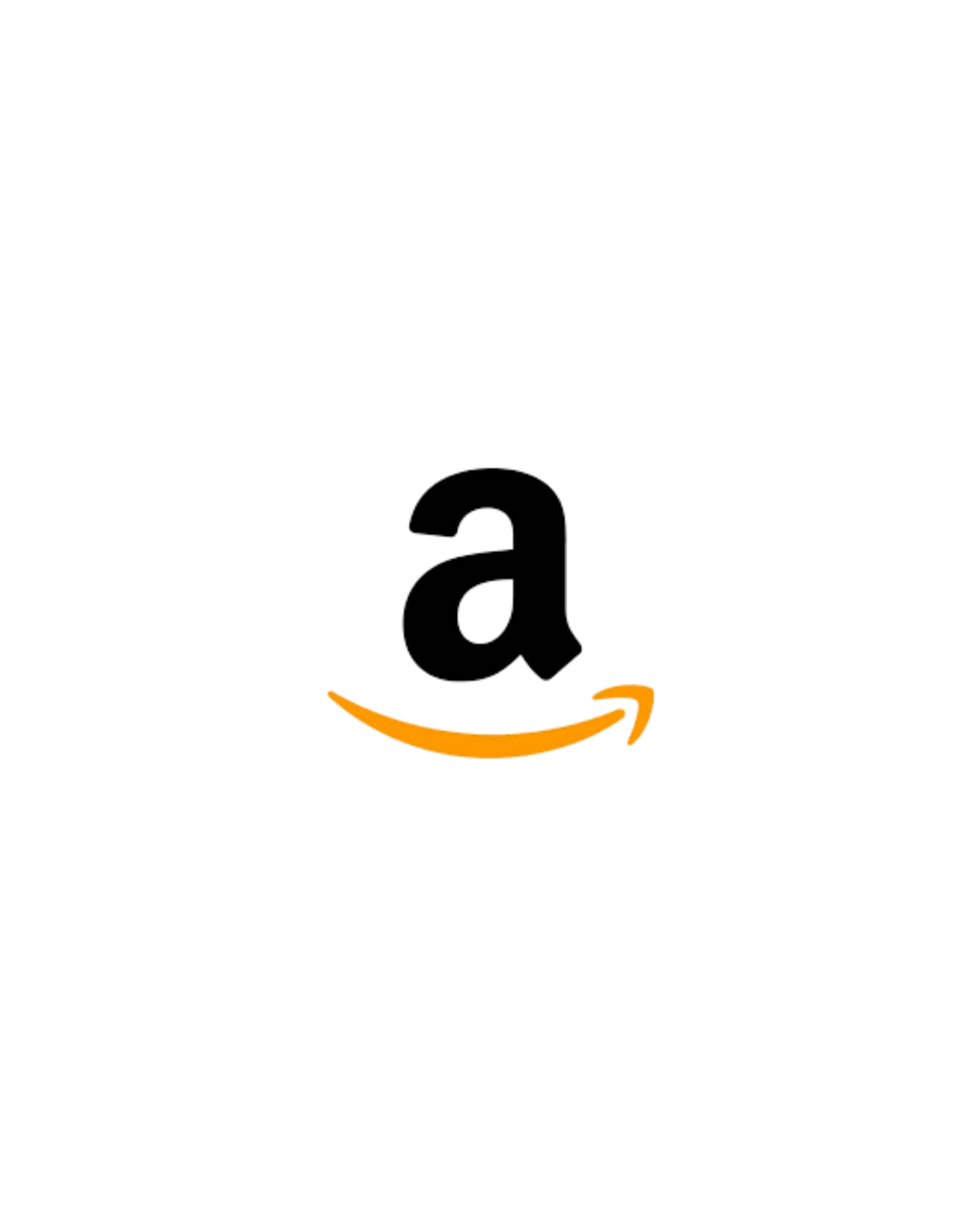 Amazon logo featuring a lowercase "a" with an arrow forming a smile beneath it.