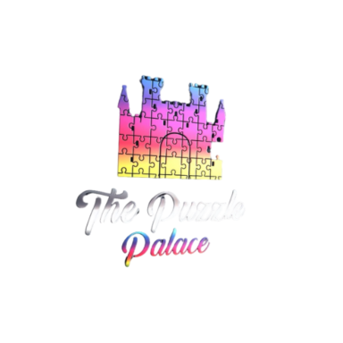 Colorful castle graphic with the text "The Palace" below.